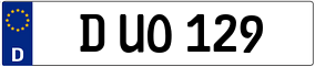 Truck License Plate